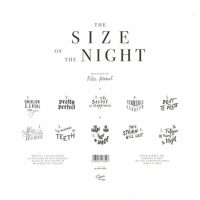 PETER KERNEL - The Size Of The Night