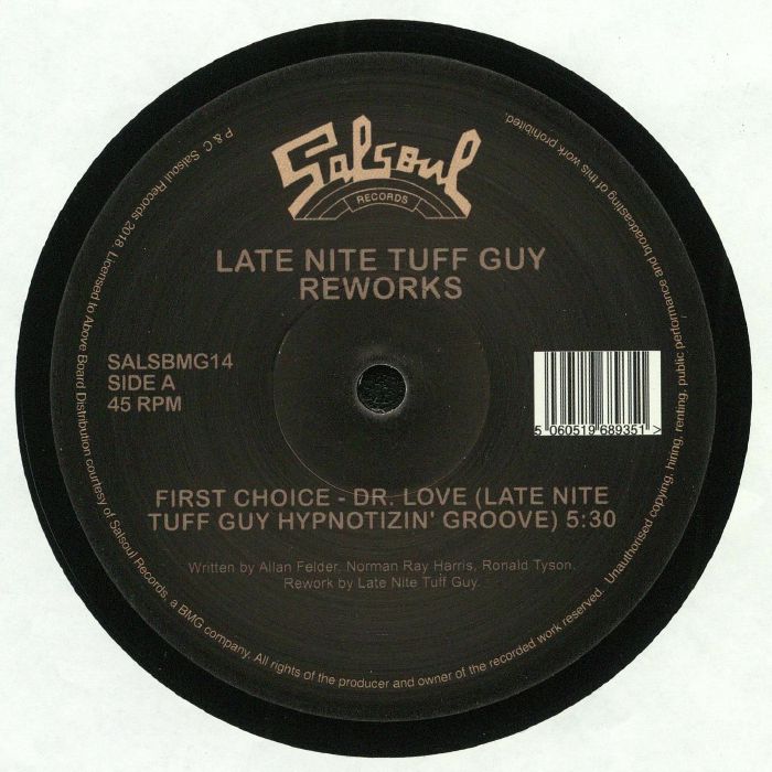 FIRST CHOICE/DOUBLE EXPOSURE/LATE NITE TUFF GUY - Dr Love (Late Nite Tuff Guy Reworks) (Record Store Day 2018)