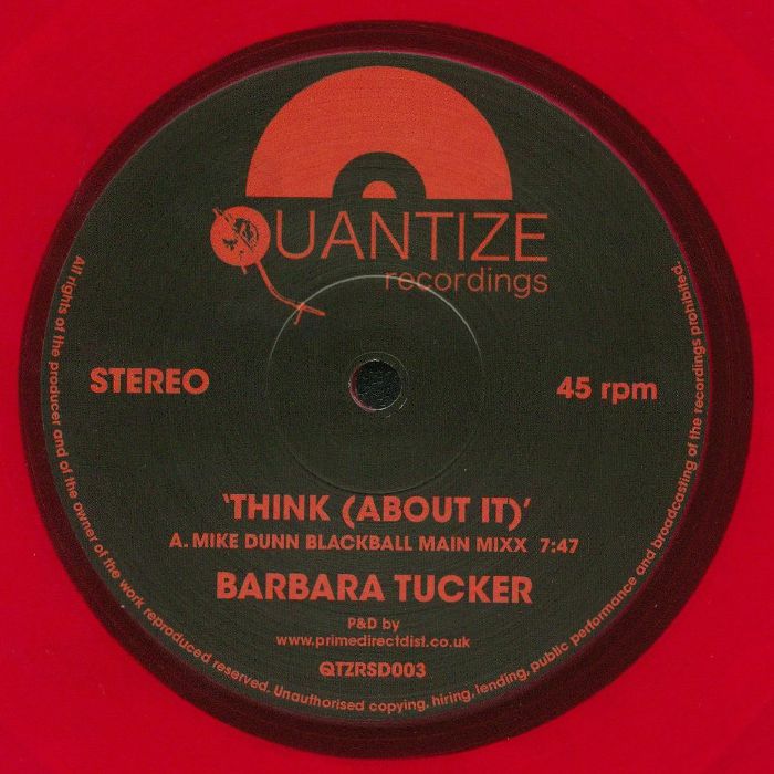 TUCKER, Barbara - Think (About It) (Record Store Day 2018)