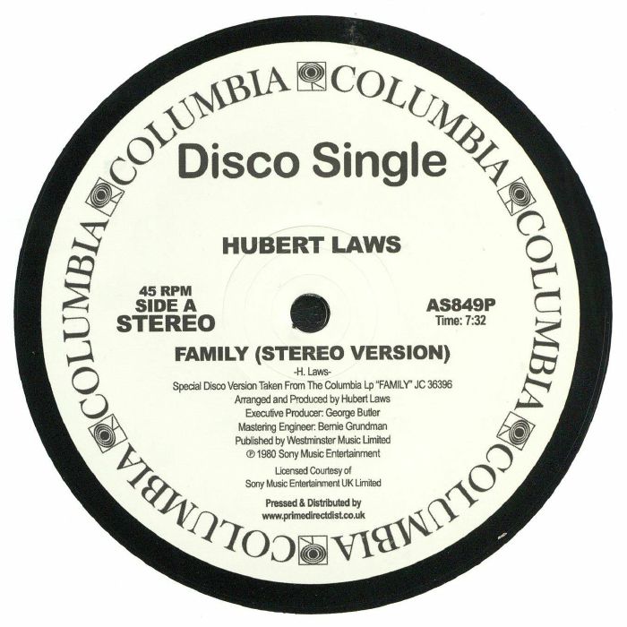 LAWS, Hubert - Family (reissue)