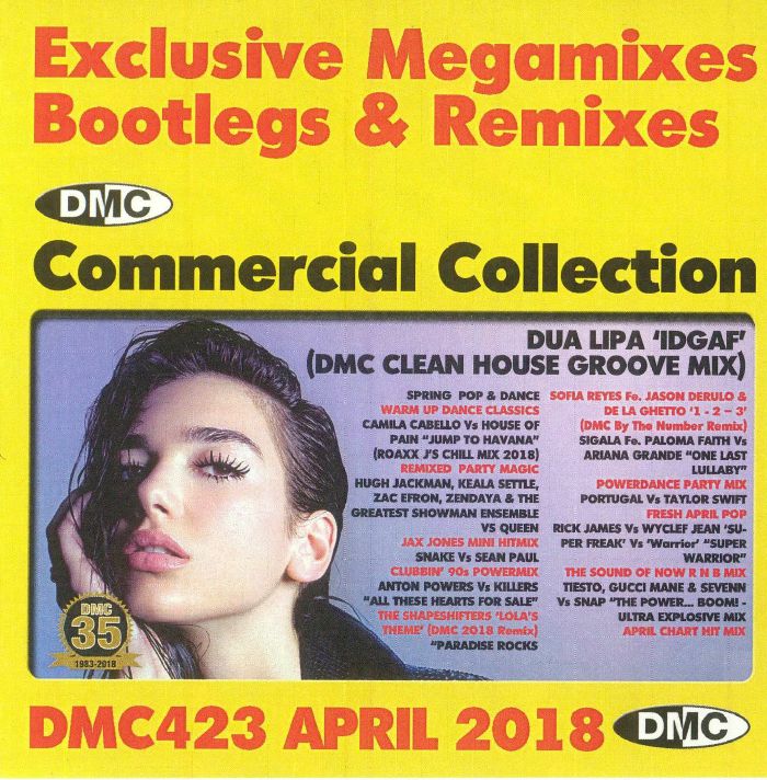 VARIOUS - DMC Commercial Collection April 2018: Exclusive Megamixes Bootlegs & Remixes (Strictly DJ Only)