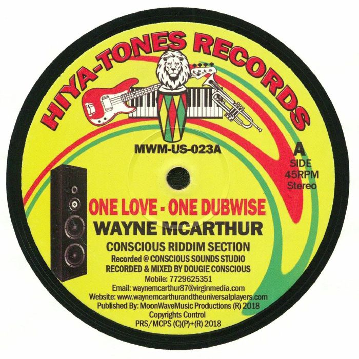 McARTHUR, Wayne - One Love