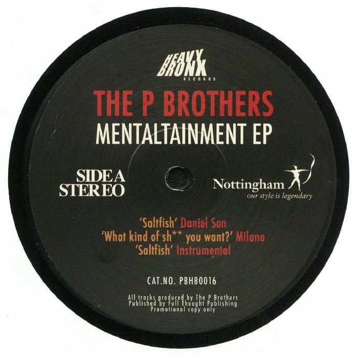 P BROTHERS, The - Mentaltainment EP