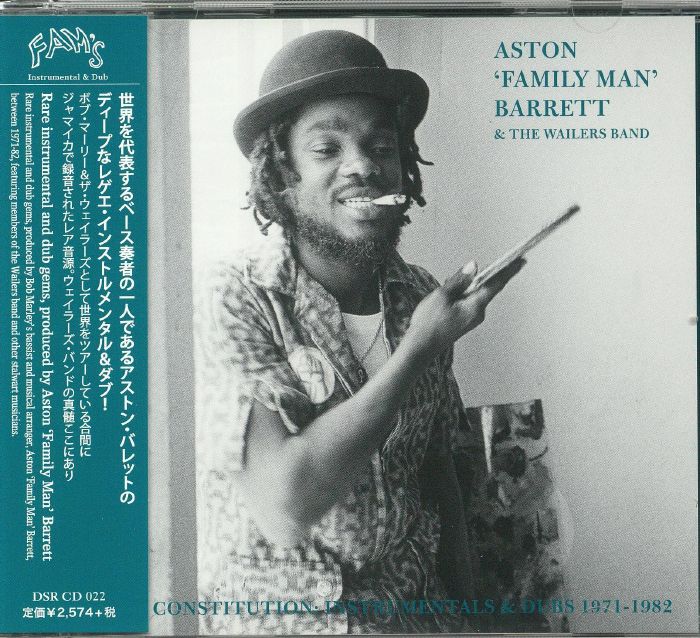 BARRETT, Aston "Family Man"/THE WAILERS BAND - Soul Constitution Instrumentals & Dubs 1971-1982