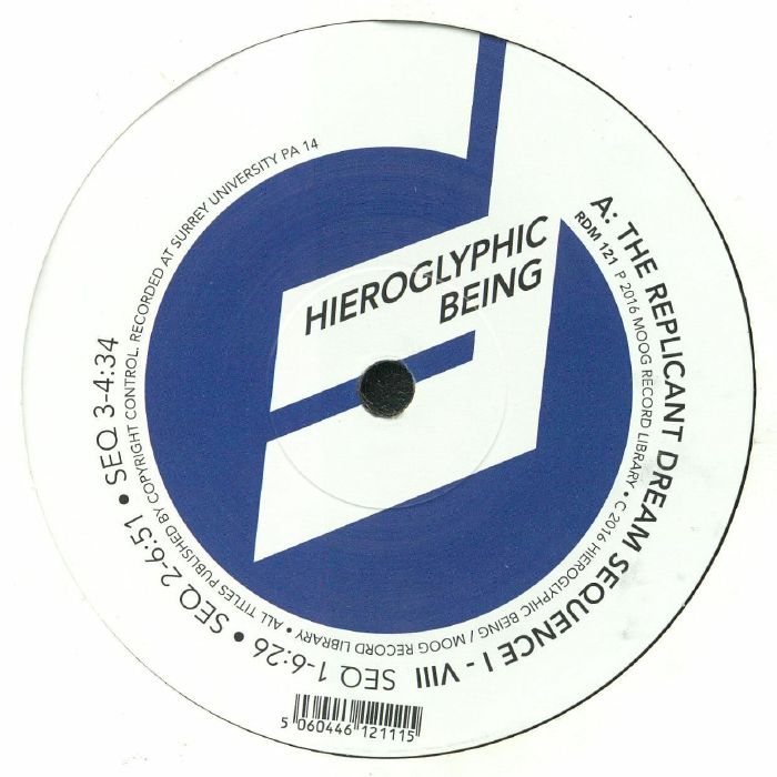 HIEROGLYPHIC BEING - The Replicant Dream Sequence: Blue PA14 Series