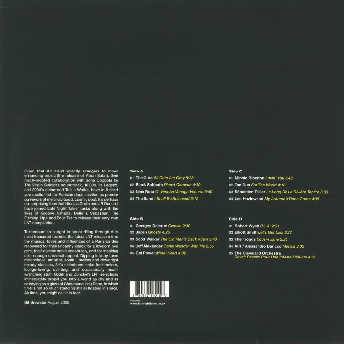 AIR/VARIOUS - Late Night Tales (remastered)
