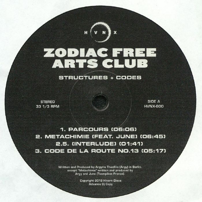 ZODIAC FREE ARTS CLUB - Structures & Codes