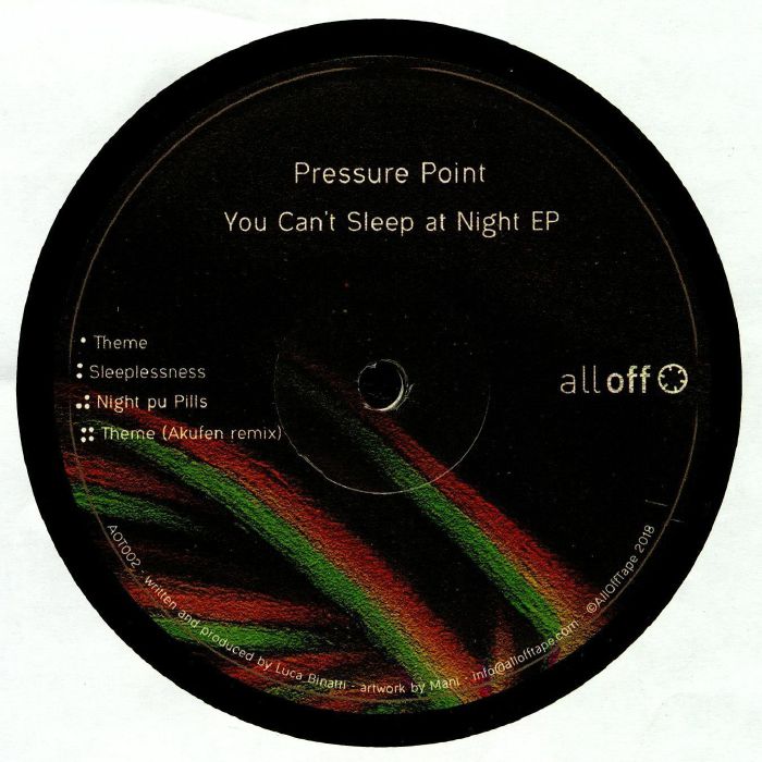 PRESSURE POINT - You Can't Sleep At Night EP