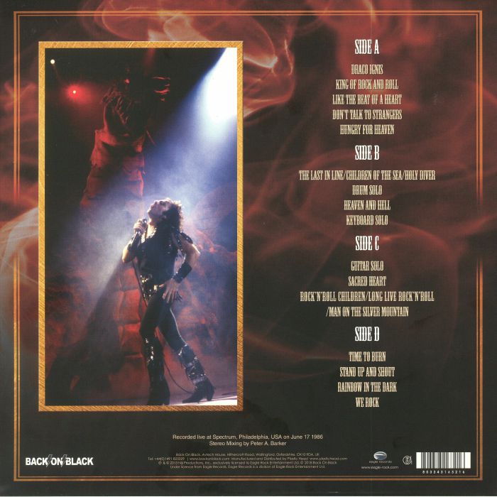 Dio отзывы. Dio Live in Philly 1986. Пластинка Dio Live. Dio Sacred Heart обложка. Dio 1985 Sacred Heart Vinyl обложка альбома.