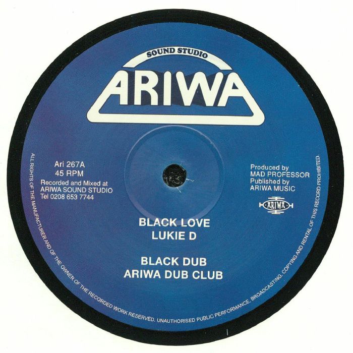 LUKIE D/ARIWA DUB CLUB - Black Love