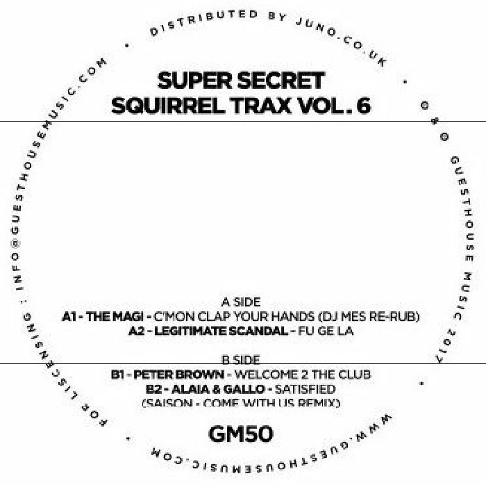 MAGI, The/LEGITIMATE SCANDAL/PETER BROWN/ALAIA & GALLO - Super Secret Squirrel Trax Vol 6 (DJ Mes, Saison remixes)