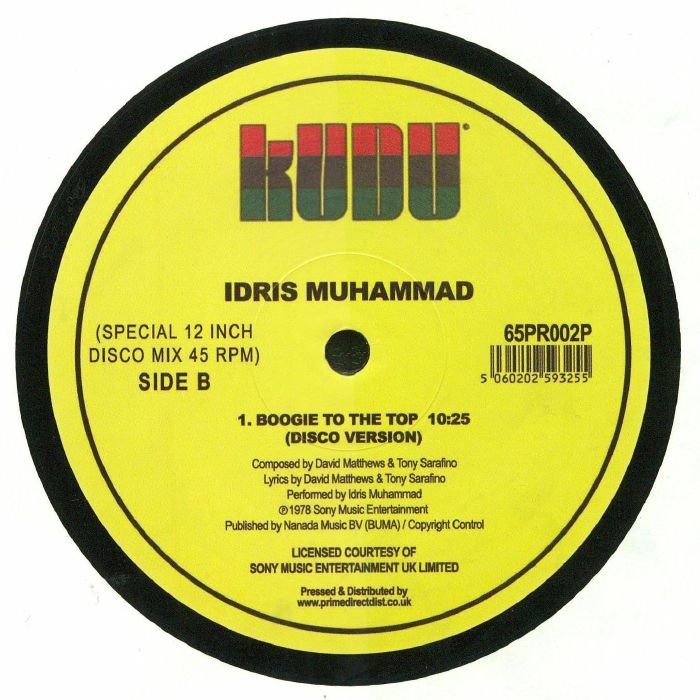 MUHAMMAD, Idris - Boogie To The Top (Young Pulse rework)