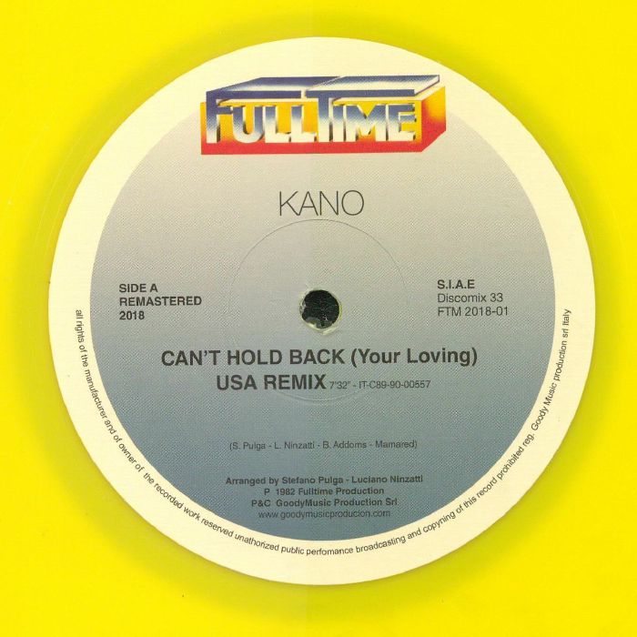 KANO/JIMMY ROSS - Can't Hold Back (remastered)