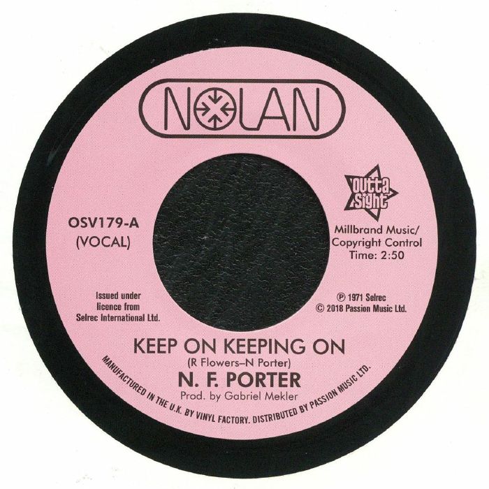 PORTER, Nolan - Keep On Keeping On