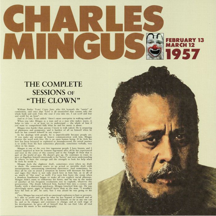 MINGUS, Charles - The Complete Sessions Of "The Clown" (reissue)