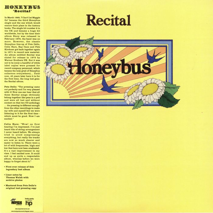 HONEYBUS - Recital (reissue)