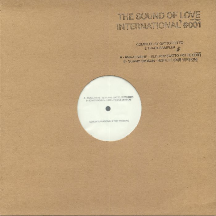 ANAALIVAIHE/SONNY OKOSUN - The Sound Of Love International 001 Sampler