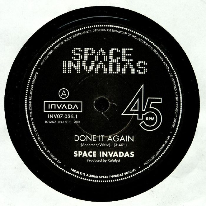 SPACE INVADAS aka STEVE SPACEK/KATALYST - Done It Again
