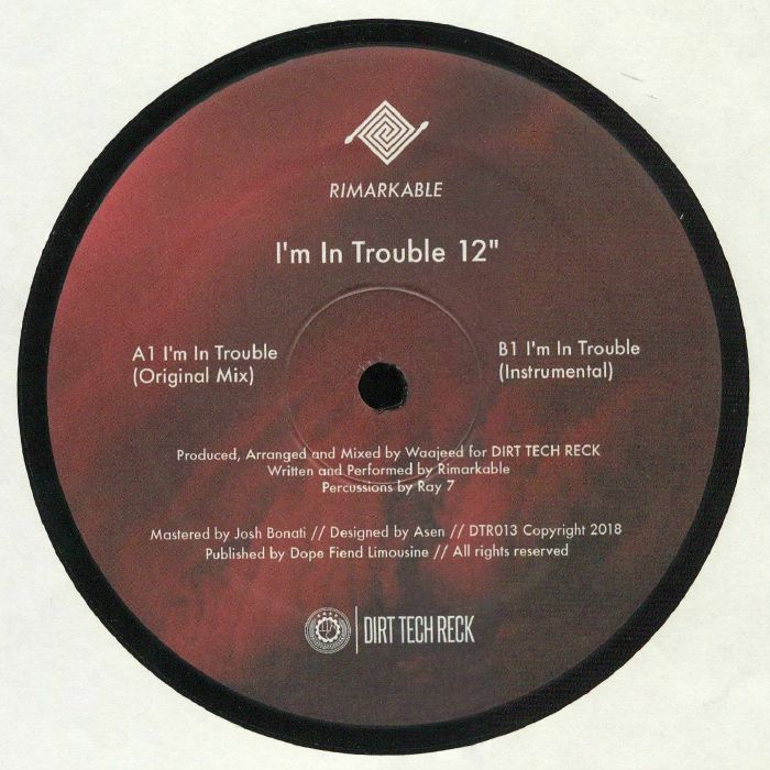 RIMARKABLE - I'm In Trouble (repress)