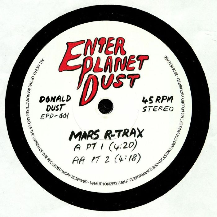DONALD DUST - Mars R Trax