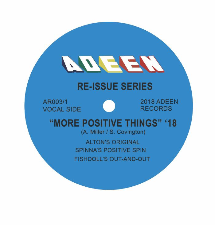 MILLER, Alton - More Positive Things (DJ Spinna, Fishdoll mixes)