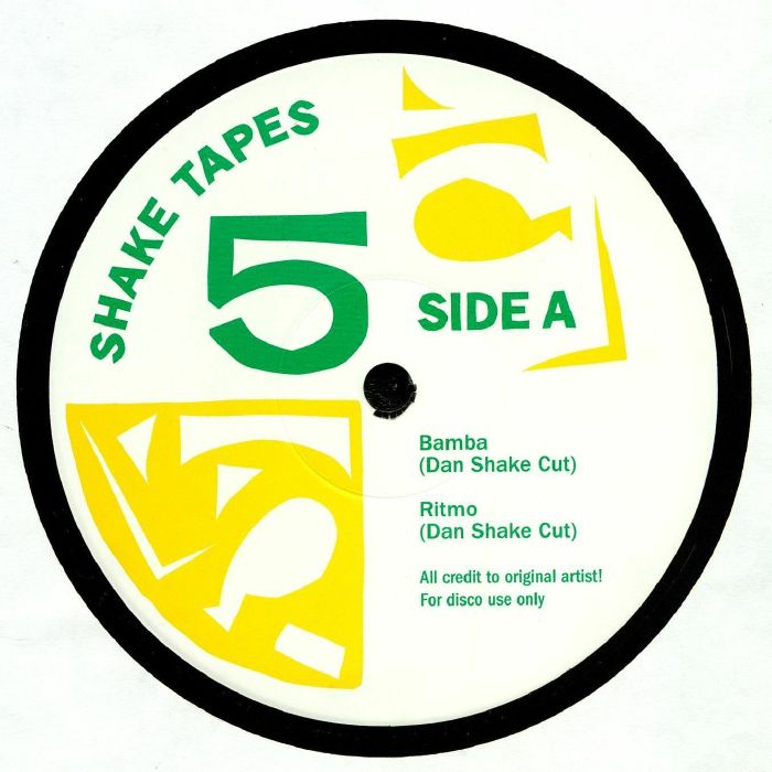 SHAKE TAPES - Volume 5 (Dan Shakes mixes)