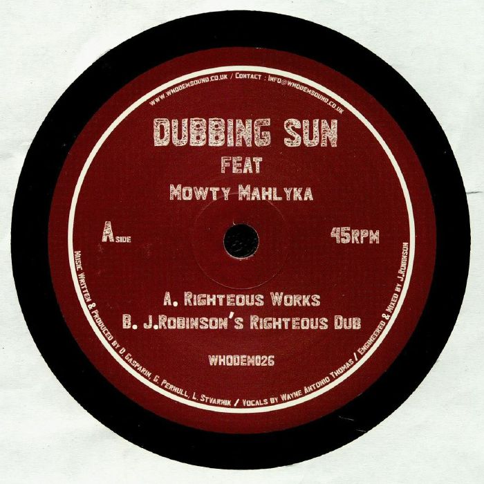 DUBBING SUN feat MOWTY MAHLYKA - Righteous Works