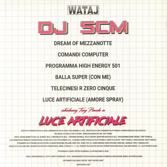 DJ SCM - Introducing Tony Pianola In Luce Artificiale
