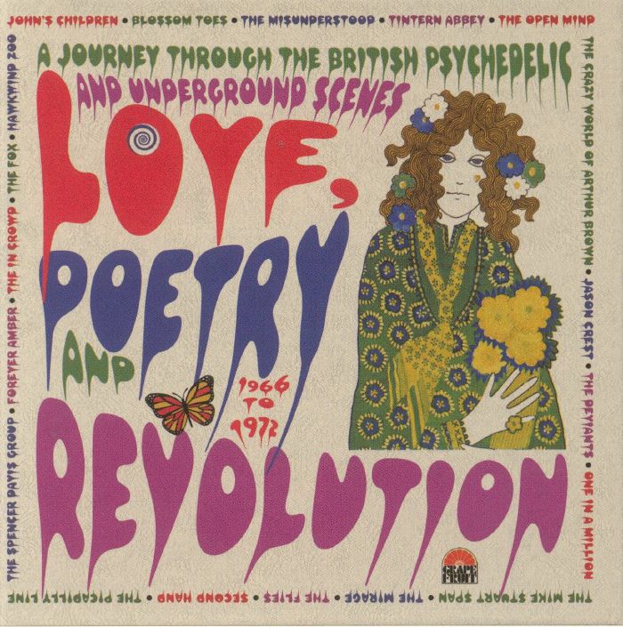 VARIOUS - Love Poetry & Revolution: A Journey Through The British Psychedelic & Underground Scenes 1966-72