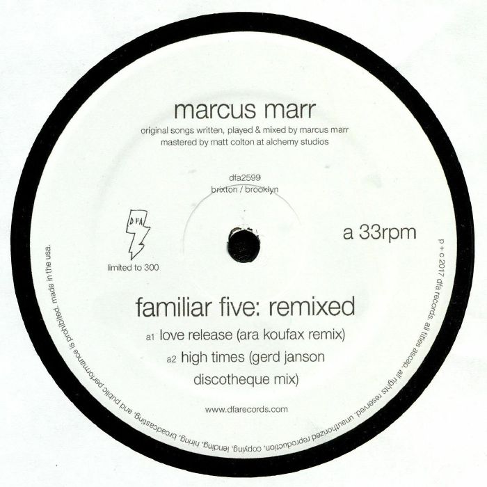 MARR, Marcus - Familiar Five: Remixed