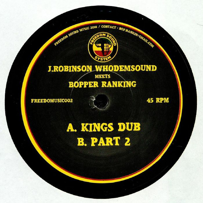 ROBINSON, J/WHODEMSOUND meets BOPPER RANKING - Kings Dub