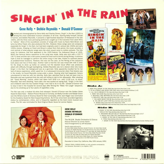 VARIOUS - Singin' In The Rain (Soundtrack)