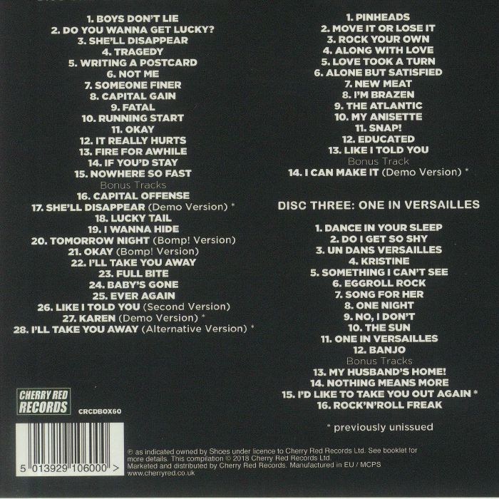 SHOES Black Vinyl Shoes Anthology 19731978 CD at Juno Records.