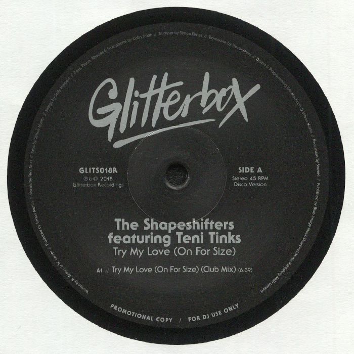 SHAPESHIFTERS, The feat TENI TINKS - Try My Love (On For Size)