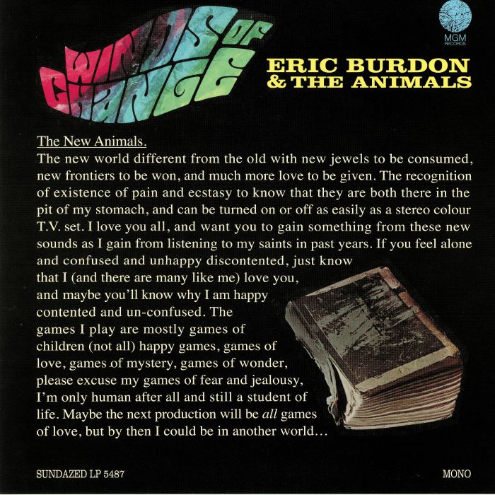 BURDON, Eric & THE ANIMALS - Winds Of Change