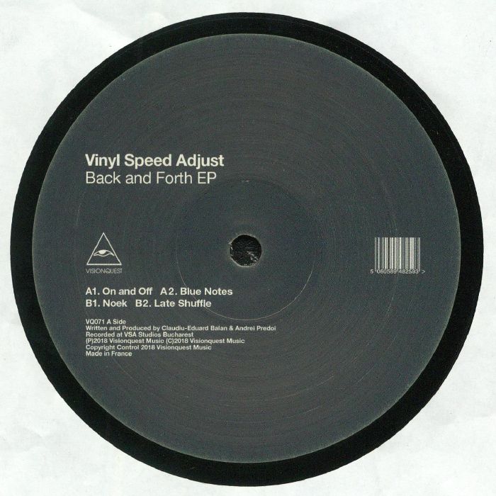 VINYL SPEED ADJUST - Back & Forth EP