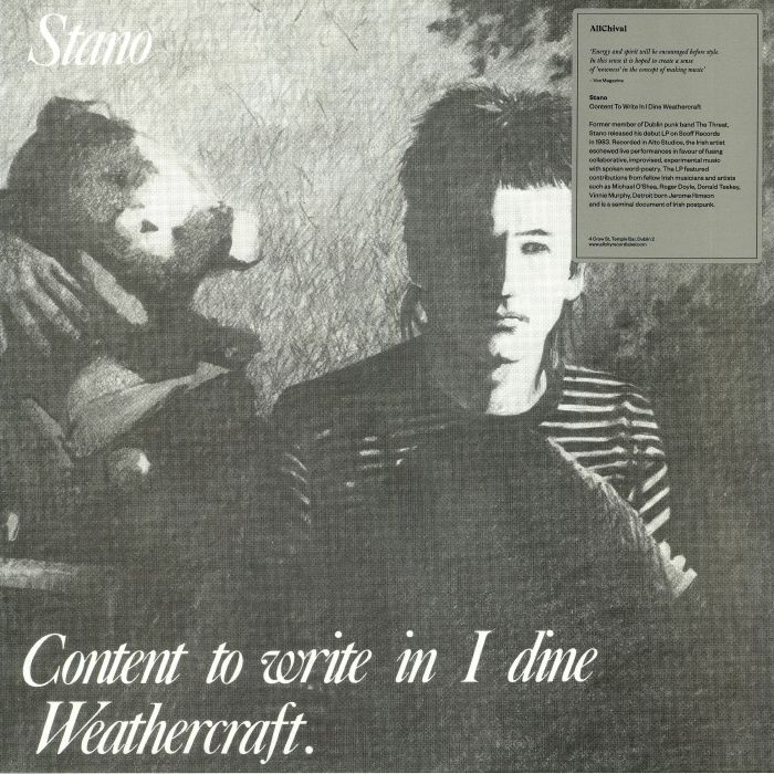 STANO - Content To Write In I Dine Weathercraft