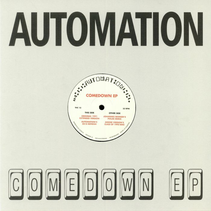 AUTOMATION - Comedown EP