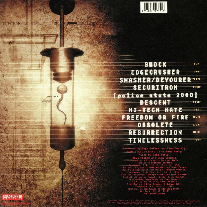 FEAR FACTORY - Obsolete (reissue)