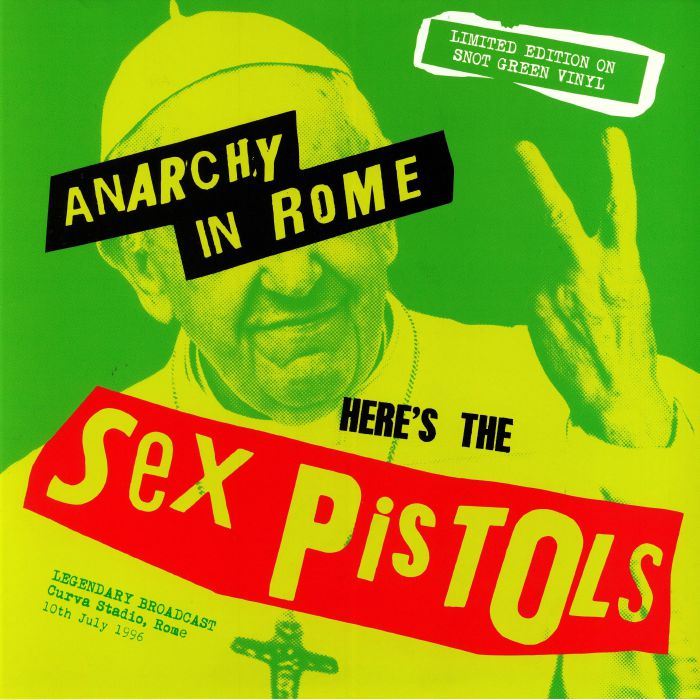 SEX PISTOLS - Anarchy In Rome: Legendary Broadcast Curva Stadio Rome 10th July 1996
