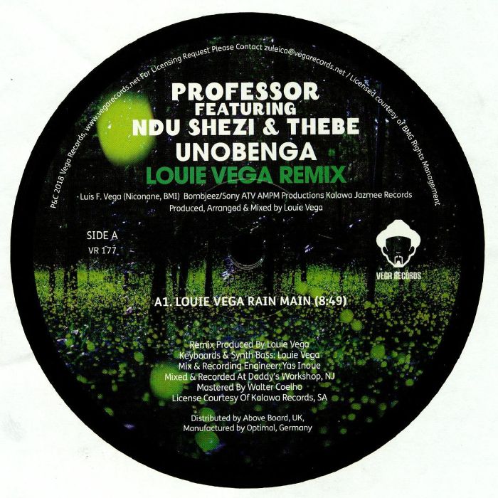 PROFESSOR feat NDU SHEZI/THEBE - Unobenga: Louie Vega Remix