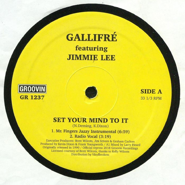 GALLIFRE feat JIMMIE LEE - Set Your Mind To It
