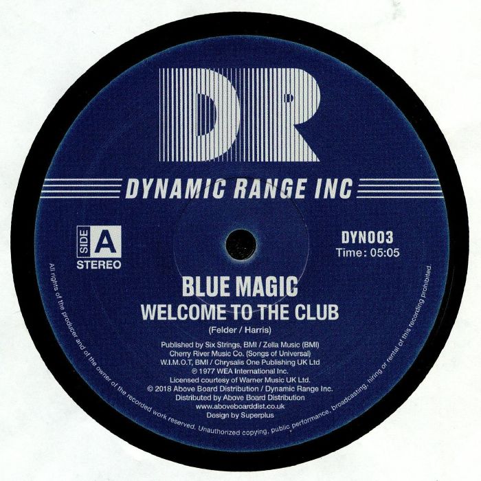 BLUE MAGIC - Welcome To The Club