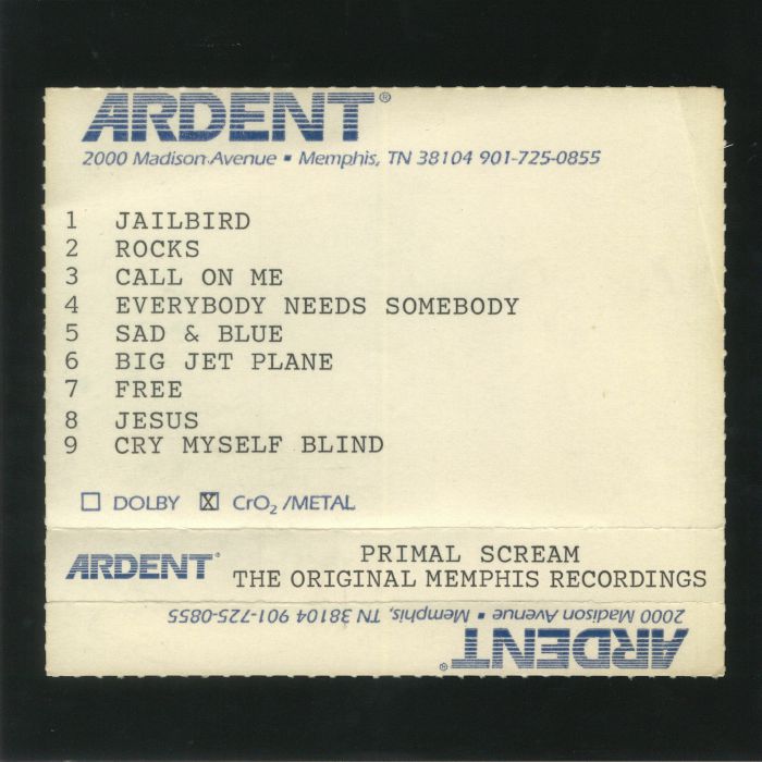 PRIMAL SCREAM - Give Out But Don't Give Up: The Original Memphis Recordings (reissue)