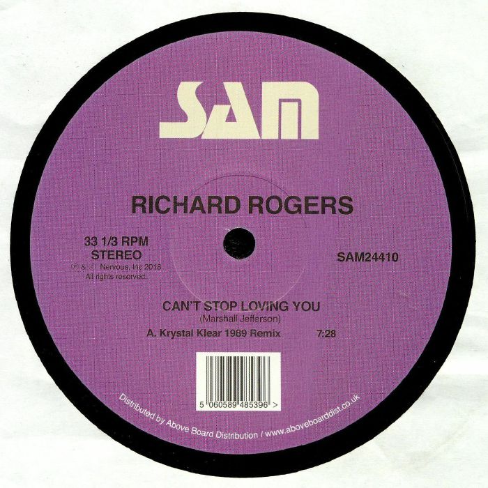 ROGERS, Richard - Can't Stop Loving You