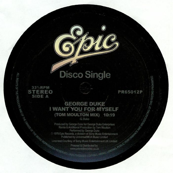DUKE, George - I Want You For Myself (reissue)