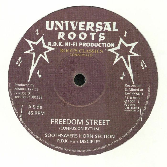 SOOTHSAYERS HORN SECTION/RDK meets DISCIPLES/SANDEENO - Freedom Street