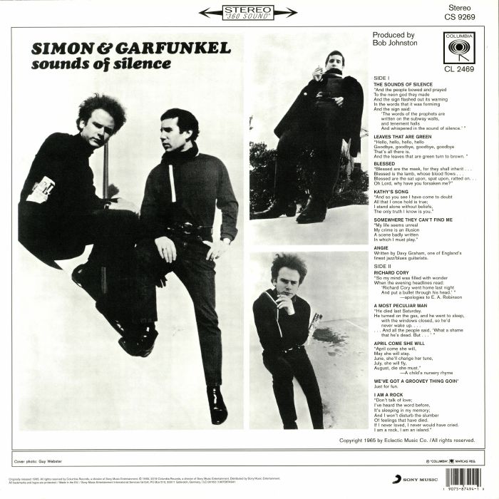 SIMON & GARFUNKEL - Sounds Of Silence (reissue)