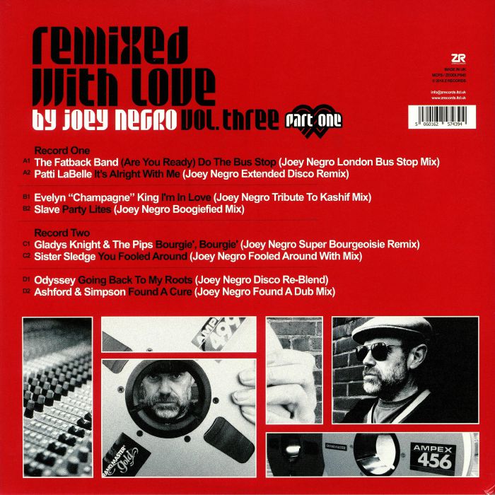 NEGRO, Joey/VARIOUS - Remixed With Love By Joey Negro Vol Three Part One