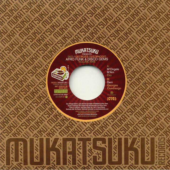 MUKATSUKU presents EKO/GEORGES OUEDRAOGO - Afro Funk & Disco Gems Volume Nine